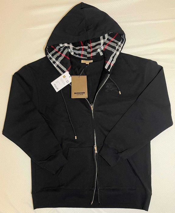 Czarna bluza Burberry ZIP