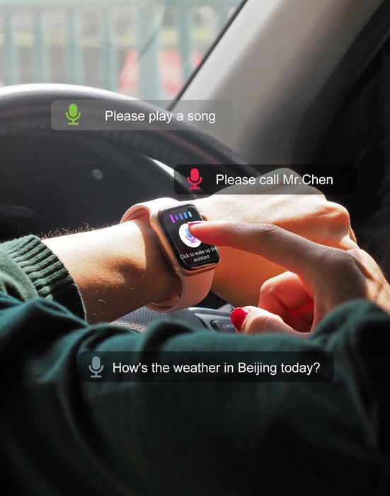 SMARTWATCH DAMSKI MĘSKI DT9 rozmowy menu PL zdrowie SMS na prezent