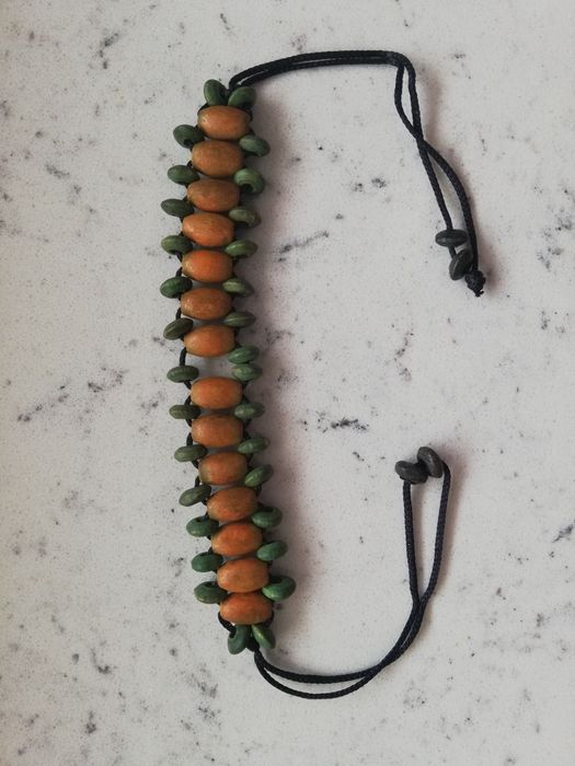 Bransoletka drewniana wiązana