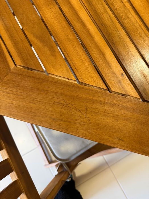 Conjunto mesa e cadeiras jardim Kasa