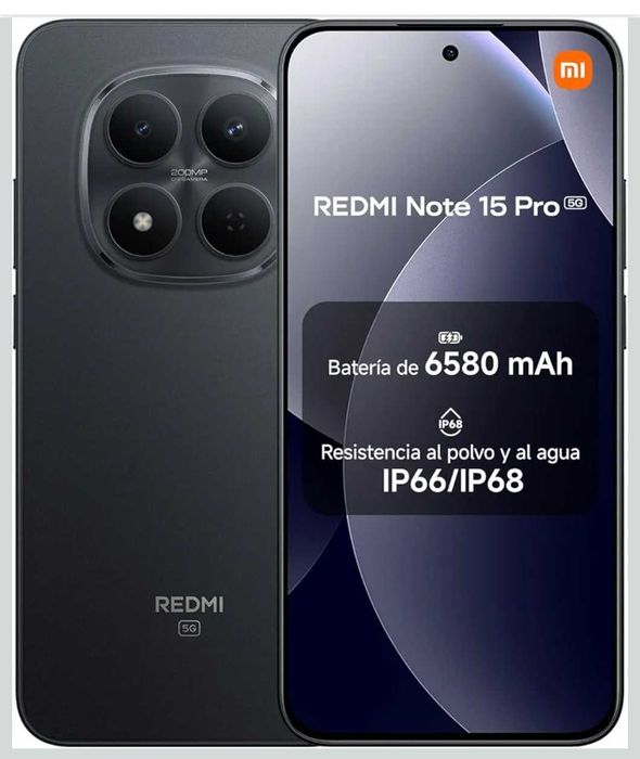 Xiaomi Redmi Note 15 Pro 5G Dual SIM 6.83" 12GB/512GB Black  SELADO