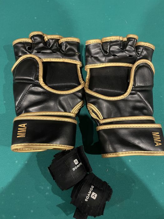 Rekawice mma bushido z owijkami