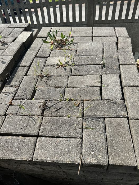 Kostka brukowa cegielka 20x10 uzywana dobry stan 100mkw