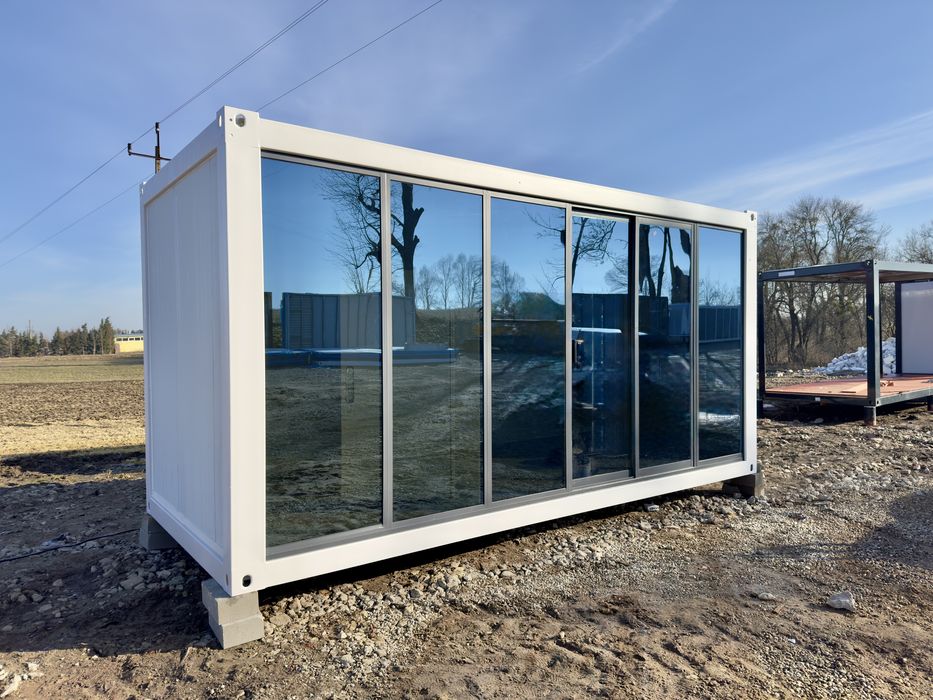 Nowy kontener biurowy, mobilny, budowalny, socjalny, VAT 23%