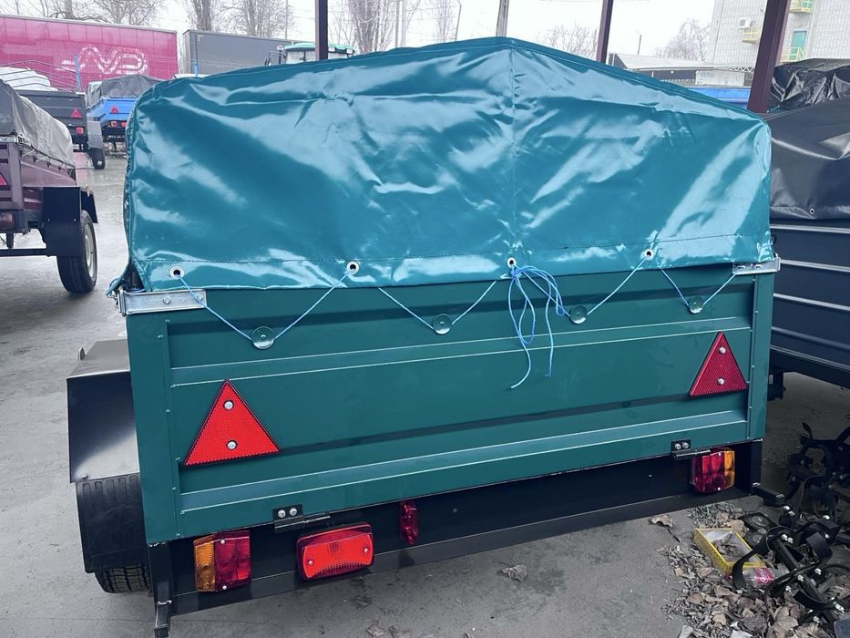 Новий причіп від заводу Дніпро-1700х1300х400, тент в подарунок!