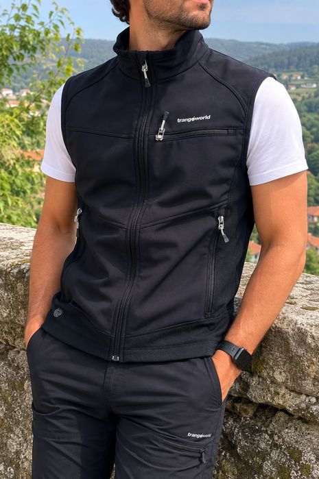 Colete de montanha Trangoworld Softshel tam S