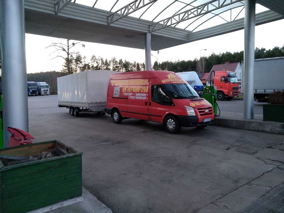 WYPOŻYCZALNIA wynajem wypożycz PRZYCZEPA platforma skrzynia3,0x1,5katB