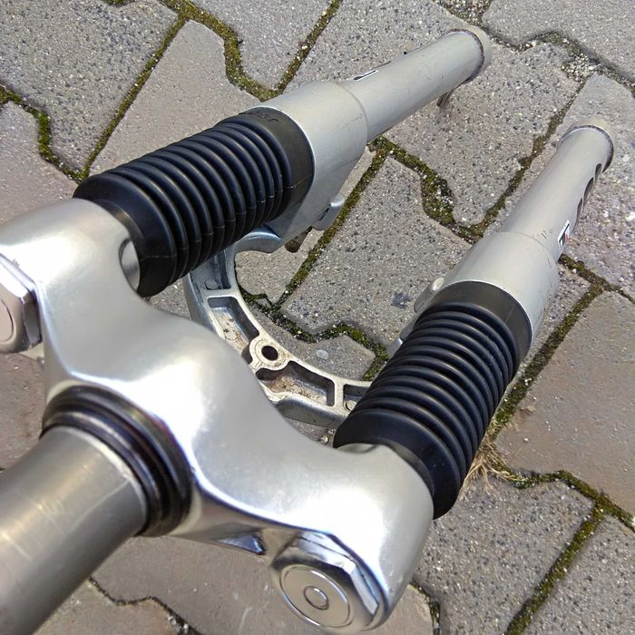 Amortyzator rowerowy przód,JSF-737 Axion,retro MTB 26,pivoty,po serwis