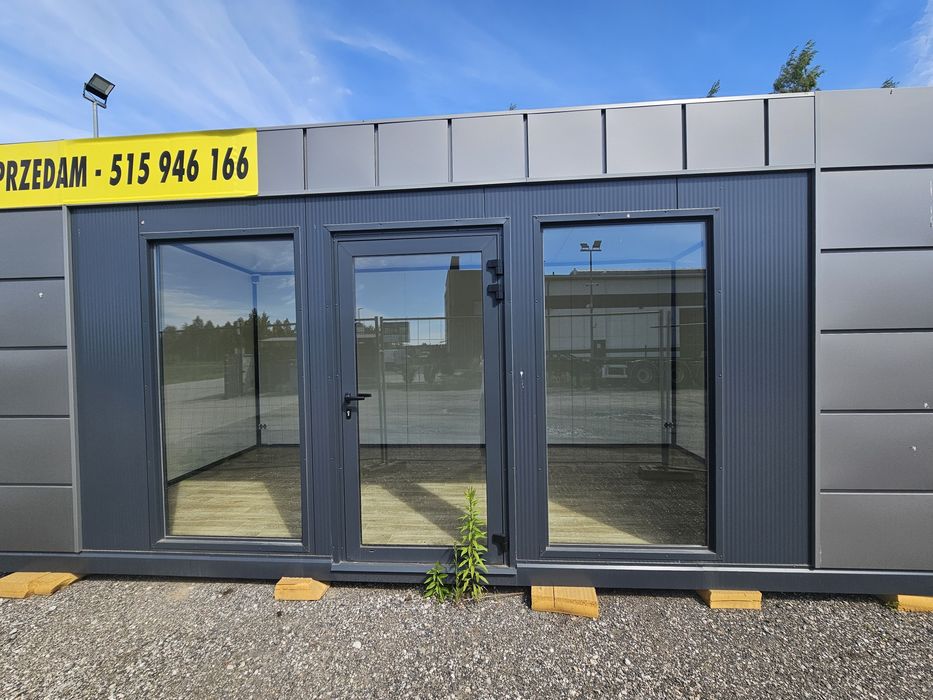 Pawilony Biuro Kontener 6m x 3m ekspozycja
