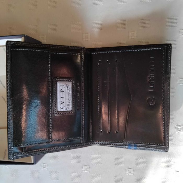 Męski portfel skórzany