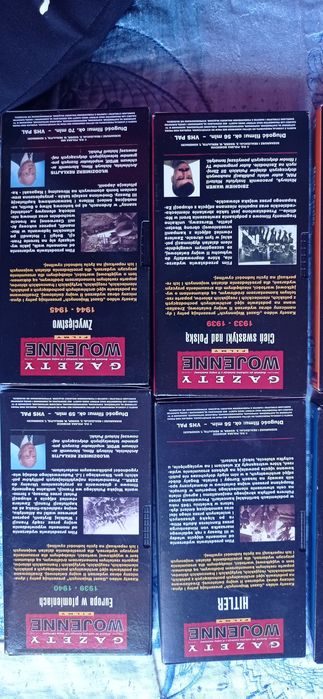 Kolekcja kaset wideo 7x VHS