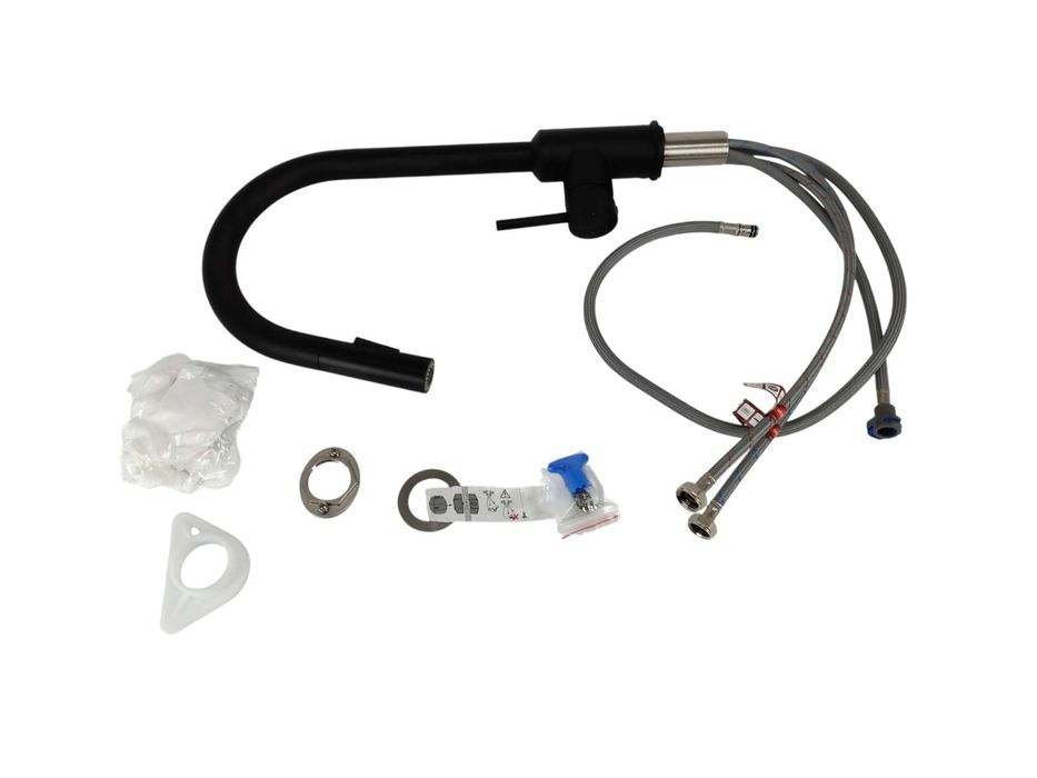 Bateria kuchenna stojąca Cecipa FAUCET, 0523, Czarna,  Stal nierdzewna