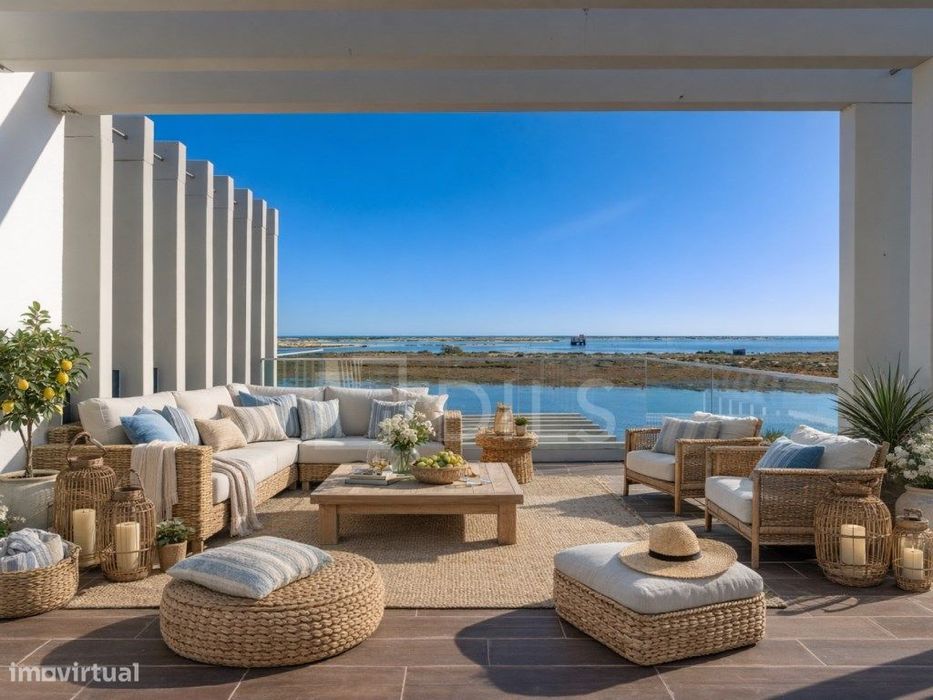 Apartamento T1 para venda frente à Ria Formosa, Fuseta, Algarve