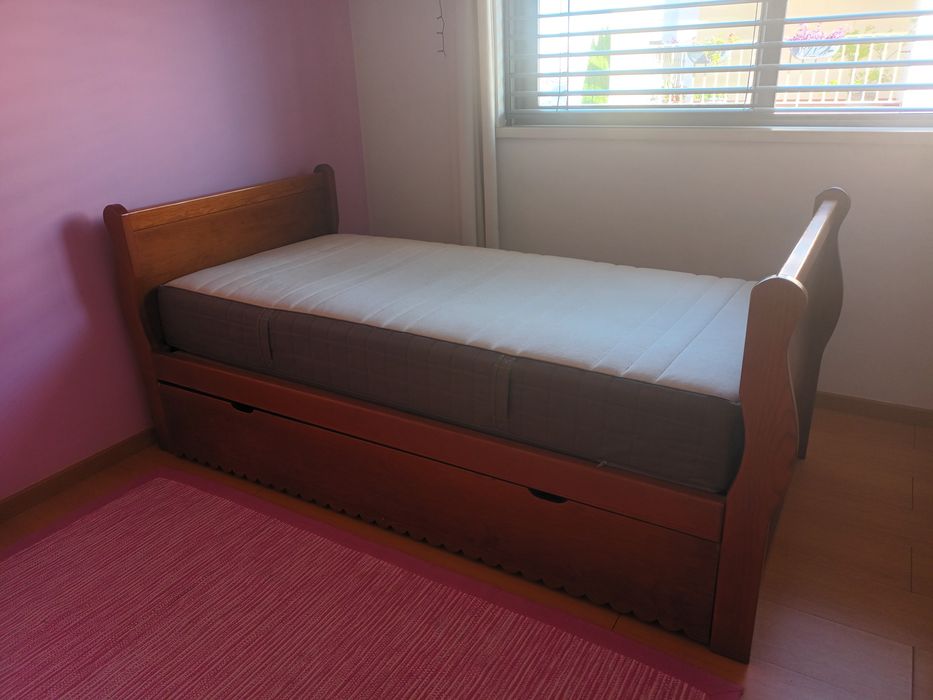 Cama Solteiro com gavetão 200x90