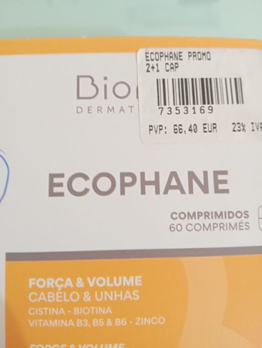 Cápsulas Ecophane queda de cabelo