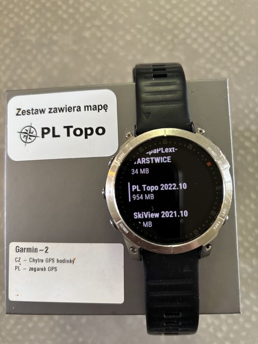 Garmin Epix Gen 2 47 mm AMOLED + PL Topo + komplet
