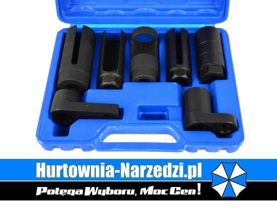 Zestaw nasadek do sond lambda wtryskiwaczy 7-el.