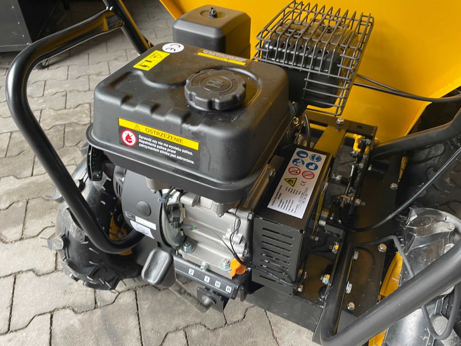 Taczka spalinowa mini wywrotka HIGHER wozidło spalinowe LONCIN 6,5 KM