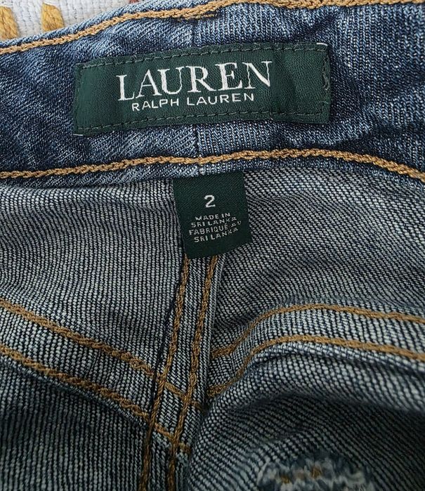 Jeansy ralph lauren spodnie damskie niebieskie S 36