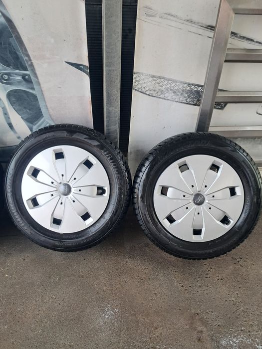 Audi Q2 / A3 8V - Koła  stalowe + kołpaki-205/60 R16 Bridgestone 7,5mm