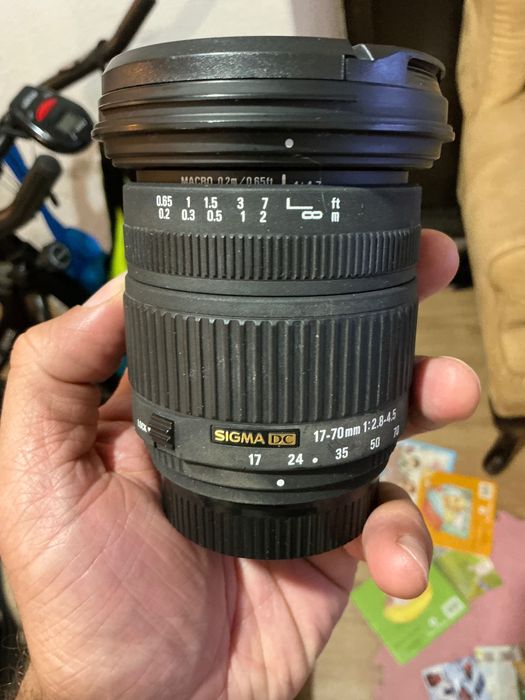 Lente Objetiva NIKON SIGMA 17-70mm F2.8 DC macro