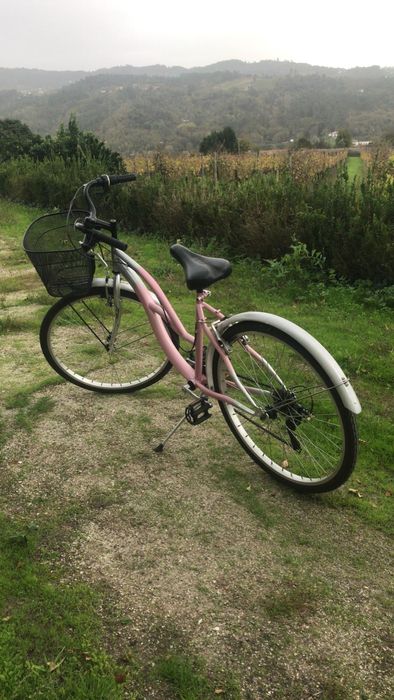 Venda bicicleta cor rosa