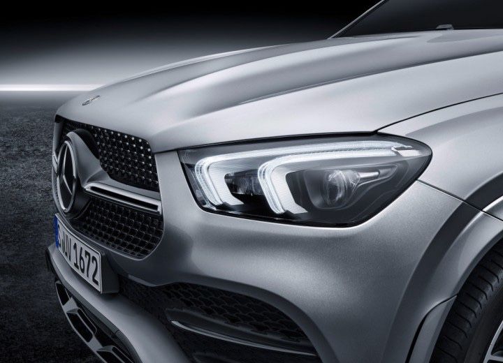 Светодиодная плата ДХО для фар Mercedes GLE W167 EU 2020-2022