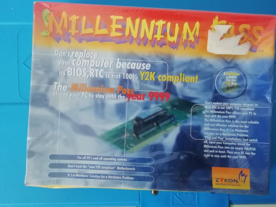 Placa Zycon Millenium Pass Year 2000 Bug Computer Update ISA/EISA BNIB442196384715919360
