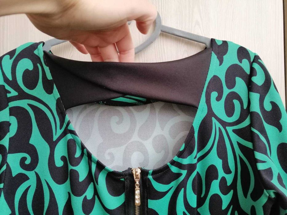 Нарядное платье, святкова сукня, зелена сукня, зелёное платье