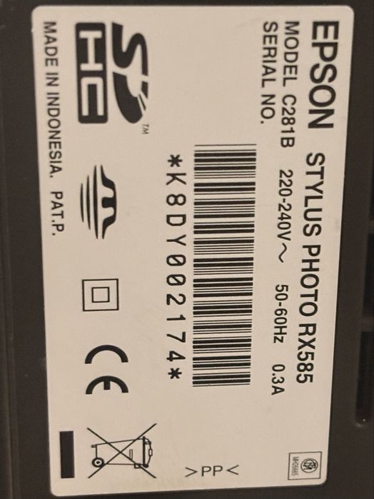 Impressora Epson Stylus Photo RX585