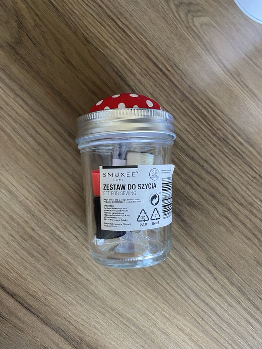 Smukee zestaw do szycia nici poduszka centymetr