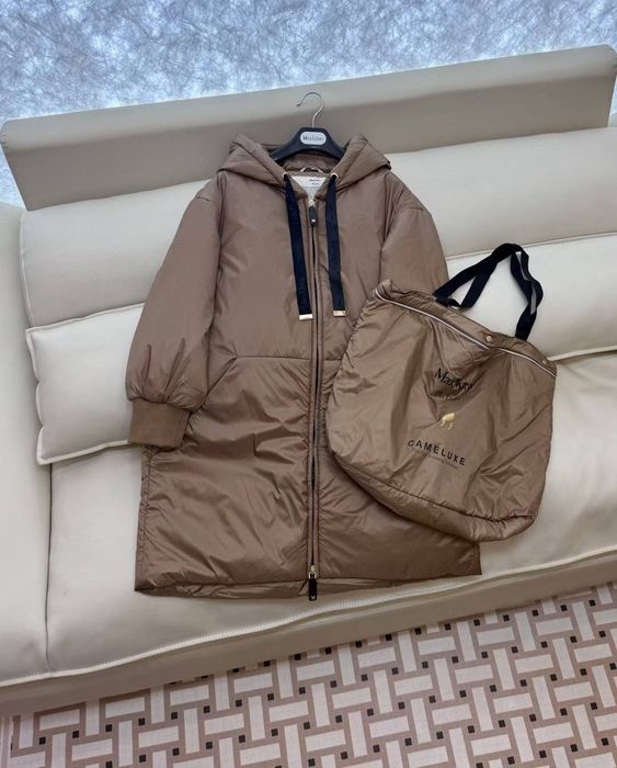 Жіноча демісезонна утеплена довга куртка Max Mara Cameluxe S M L XL