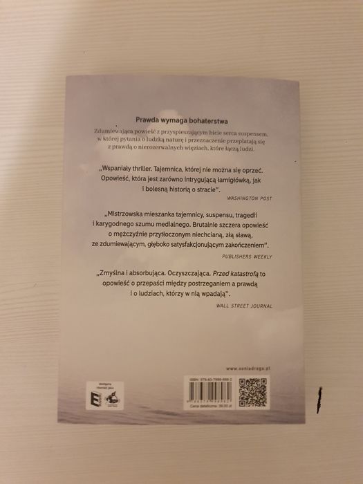 Książka "Przed katastrofą" nowa