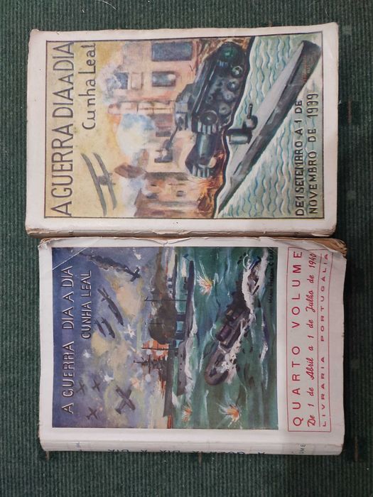 A Guerra Dia a Dia - Cunha Leal - 2 Volumes