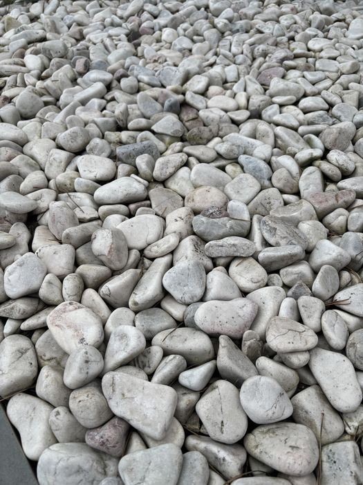 Otoczak bialy, kamień ozdobny