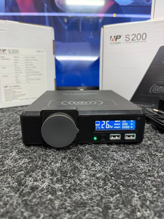 Зарядна станція портативна ALLPOWERS S200 154Wh /220В /Нова/ гарантія 1 рік