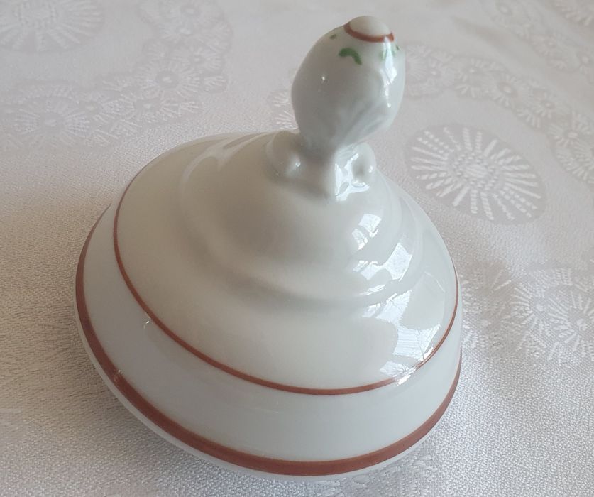 Porcelanowa pokrywką do dzbanka