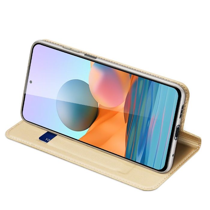 Etui Duxducis Skin Pro Do Xiaomi Redmi Note 10 Pro Złoty