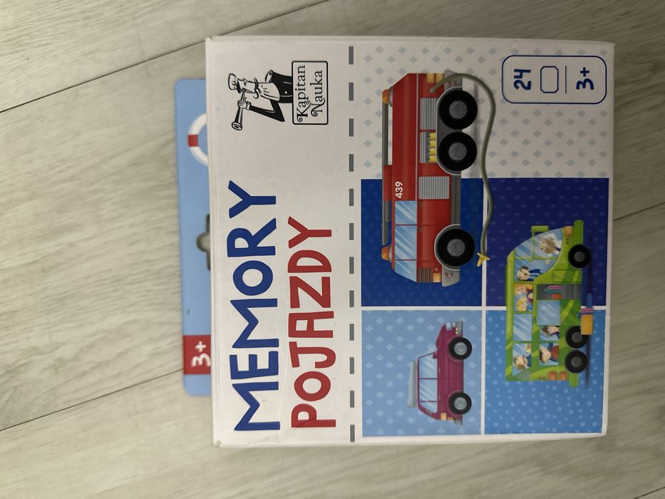 Memory pojazdy gra planszowa