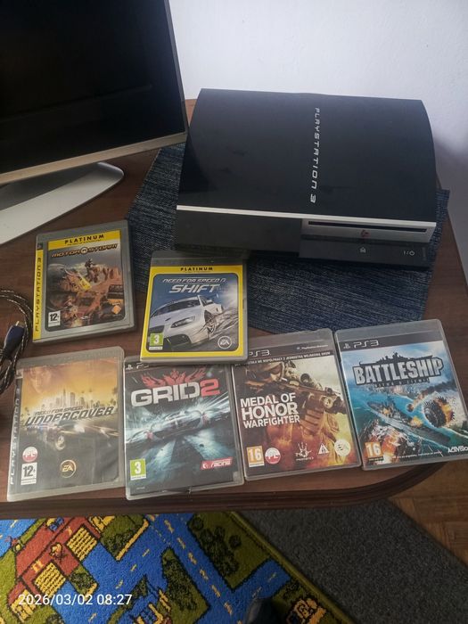 SonyPleystation 3 + kierownica