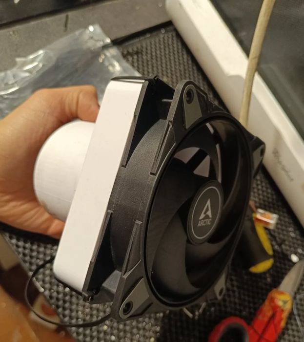 Ventoinha para extração de ar com ventoinha de PC