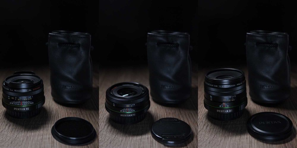 Pentax DA Limited Set DA 15 F4, DA 70 F2.4