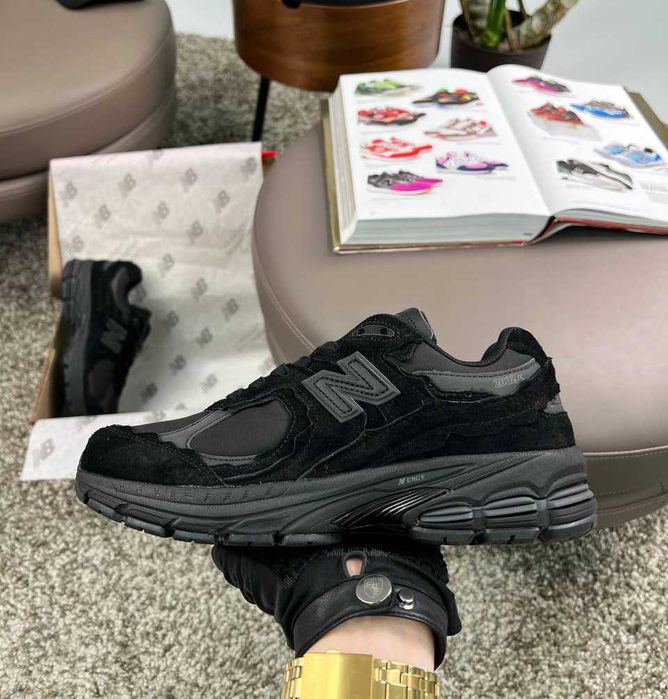 !ТОП! New Balance 2002R Protection Pack All Black 36-45 nb нб