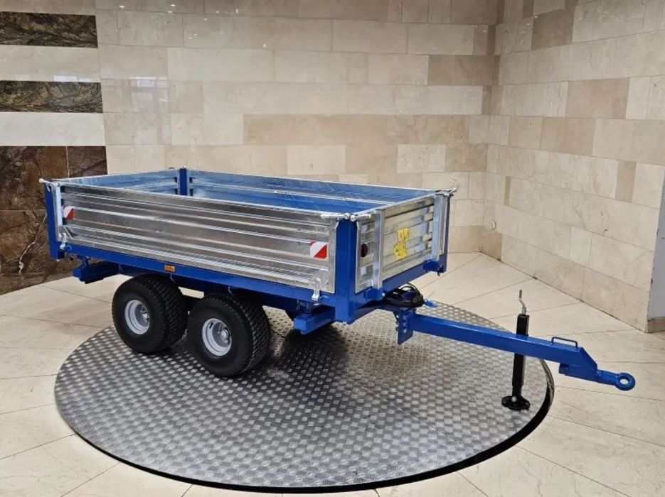 Przyczepa rolnicza 2,5 T tandem  ogrodnicza komunalna  do ciągników i mini traktorów