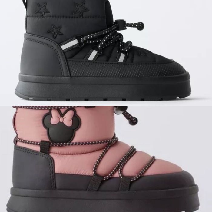 ZARA 24,25,27 нереальні дутики чоботи сапоги чобітки угги дутіки