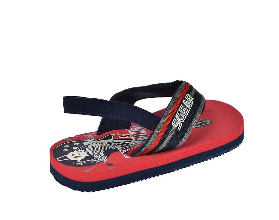 Klapki japonki dziecięce z gumką na piętę A9635 RD rozm. 25
