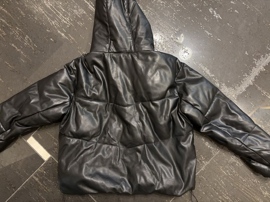 Куртка Чорна Кожана PULL & BEAR