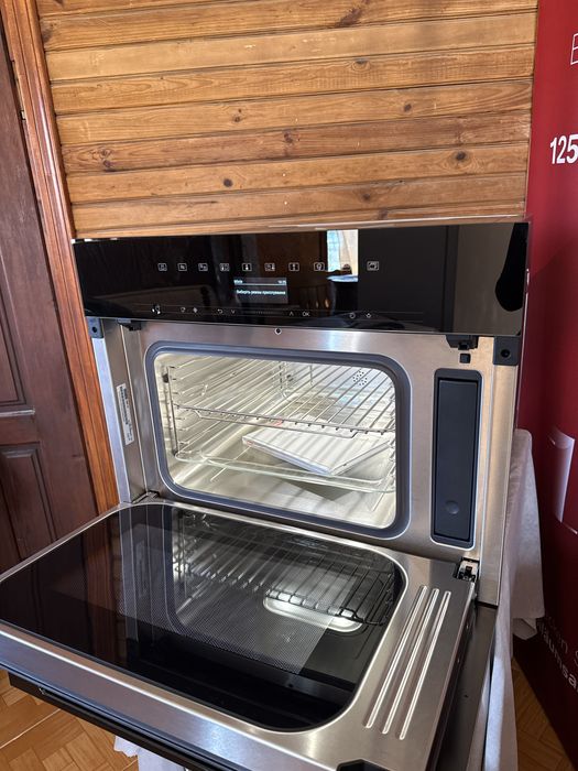 Парова шафа з мікрохвильовою функцією Miele DGM 7440 OBSW | стан ідеал