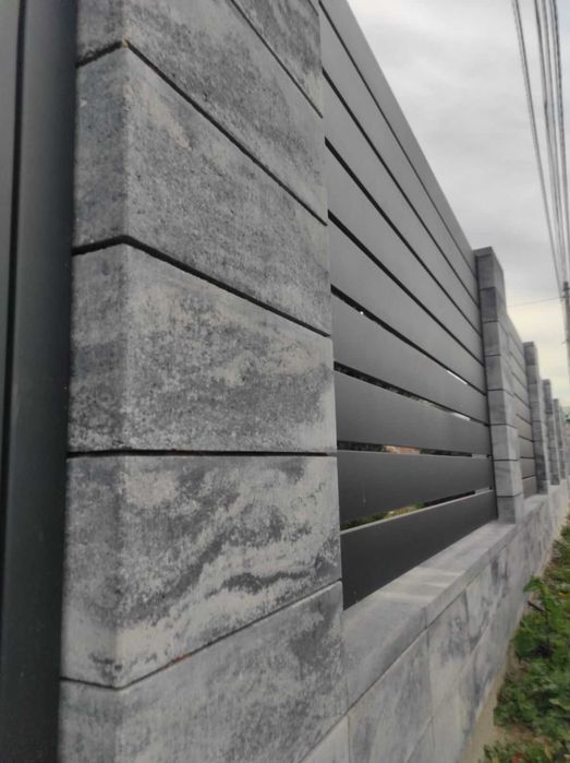 Pustak bloczek ogrodzeniowy FINI Ogrodzenie nowoczesne Modułowe