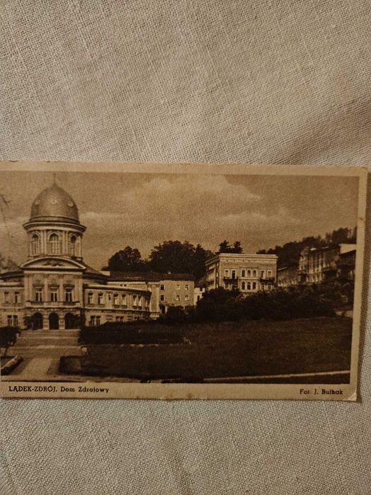 Stara pocztówka Lądek Zdrój z lat 50 tych